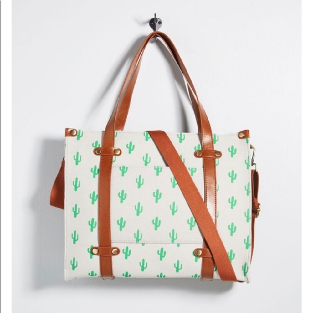 Modcloth Camp Director Cactus Tote
